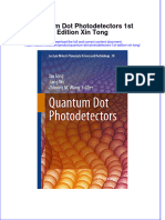 Quantum Dot Photodetectors 1St Edition Xin Tong Online Ebook Texxtbook Full Chapter PDF