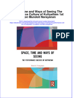 Space Time and Ways of Seeing The Performance Culture of Kutiyattam 1St Edition Mundoli Narayanan Online Ebook Texxtbook Full Chapter PDF