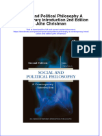 Ebook Social and Political Philosophy A Contemporary Introduction 2Nd Edition John Christman Online PDF All Chapter