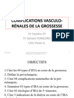 Néphro Complications Vasculo-Rénales de La Grossesse