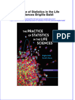 Ebook Practice of Statistics in The Life Sciences Brigitte Baldi Online PDF All Chapter