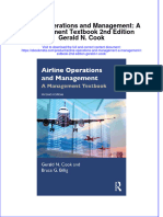 Full Ebook of Airline Operations and Management A Management Textbook 2Nd Edition Gerald N Cook Online PDF All Chapter