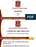 Communicable Diseases 1.Kmtc-1