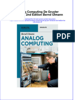 Full Ebook of Analog Computing de Gruyter Textbook 2Nd Edition Bernd Ulmann 2 Online PDF All Chapter