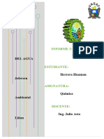 Informe Quimica Del Agua Asto