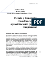 1 - 3 - Ciencia y Tecnología, Consideraciones y Aproximaciones para Su Comprensión