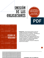 Transmisión de Las Obligaciones 2021