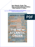 Ebook The New Atlantic Order The Transformation of International Politics 1860 1933 Patrick O Cohrs Online PDF All Chapter