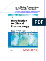 Full Introduction To Clinical Pharmacology 9Th Edition Visovsky Test Bank Online PDF All Chapter