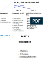 1 Combined Unit I and Unit II Part 1 Introduction Definitions Schedules