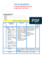 3° Sesión Día 2 Mat Resolvemos Problemas de Agregar y Quitar