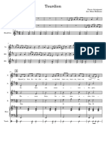 Tourdion SATB With Instrumental Intro