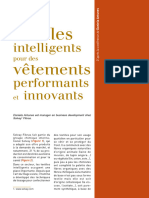 Vers Des Textiles Intelligents Pour Des Vêtements Performants Et Innovants