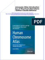 Full Ebook of Human Chromosome Atlas Introduction To Diagnostics of Structural Aberrations 2Nd 2Nd Edition Claudia Behrend Online PDF All Chapter