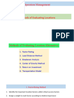 Chapter 2 4 Facilities Location Methods 