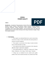 Third Year Power Quality Unit 1 PDF