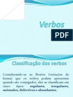 Aula Verbos Classificacao 1ano