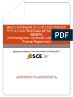 Bases Estándar de Concurso Público para La Contratación de Servicios en General (Decimosegunda Disposición Complementaria Final Del Reglamento)