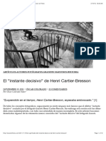 Henri Cartier El Instante Decisivo