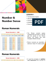 Lesson 1 - Number & Number Sense (Part 1)