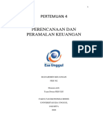 Modul Pertemuan 4 Perencanaan Dan Ramalan Keuangan