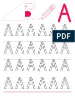 Letter Formation: Trace Over These Letters