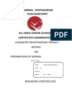 Preparation of Aspirin 2