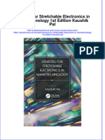 Full Ebook of Sensors For Stretchable Electronics in Nanotechnology 1St Edition Kaushik Pal Online PDF All Chapter