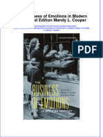 Full Ebook of The Business of Emotions in Modern History 1St Edition Mandy L Cooper Online PDF All Chapter