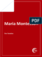 Timeline Maria Montessori