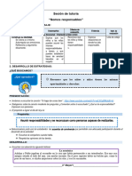 3° Grado - Tutoria Somos Responsables - Dia 30 de Mayo