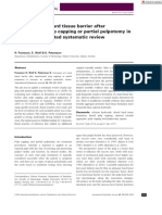 Int Endodontic J - 2015 - Fransson - Formation of A Hard Tissue Barrier After Experimental Pulp Capping or Partial