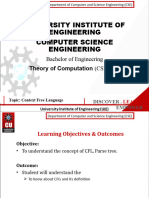 Ch-6 CFG, Derivation Trees