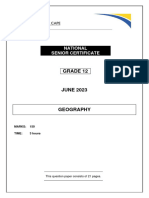 GEOGRAPHY GR12 QP JUNE 2023 - English - 074346