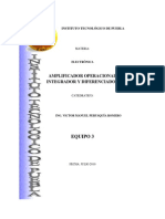 Amplificador Operacional Integradores y Diferenciadores