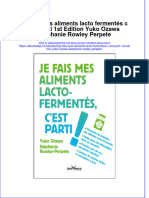 Full Download Je Fais Mes Aliments Lacto Fermentes C Est Parti 1St Edition Yuko Ozawa Stephanie Rowley Perpete Online Full Chapter PDF