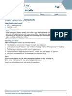 P5.2 Plugs, Cables, and Short Circuits Practical