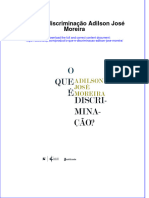 PDF of O Que E Discriminacao Adilson Jose Moreira Full Chapter Ebook