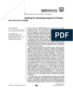 Rainfall-Runoff Modelling For Assessing Impacts of