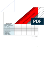 Progress and Achievement Chart