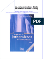 Full Download Repertorio de Jurisprudencia de Direito Tributario Eduardo de Moraes Sabbag Online Full Chapter PDF