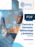 Pre Ciencia de La Información, Bibliotecología y Archivística 2022