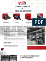 Equipment For Diagnostics of Starters and Alternators en