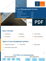 Cost Management System