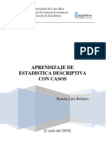 Aprendizaje de Estadistica Descriptiva Con Casos: Ramón Luis Bolaños