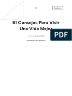 51 Consejos para Vivir Una Vida Mejor