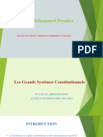 Les Grands Systemes Constitutionnels L A