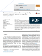 Thermodynamics Analysis of A Modified Dual Evaporator Transcritical Refrigeration Cycle With Two Stage Ejector