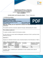 Activities Guide and Evaluation Rubric - Phase 1 - Exploration