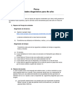 Actividades Diagnóstico para 4to Año